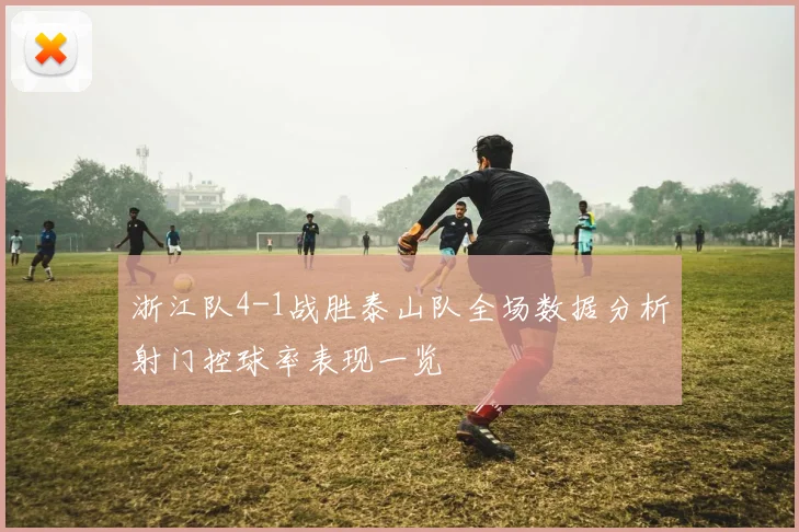 浙江队4-1战胜泰山队全场数据分析射门控球率表现一览